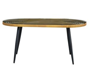 Set terraza 4 personas Londres cojín marfil