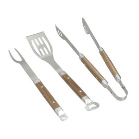 Set utensilio para asado 4 piezas
