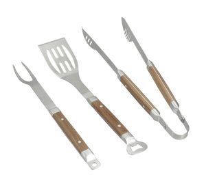 Set utensilio para asado 4 piezas