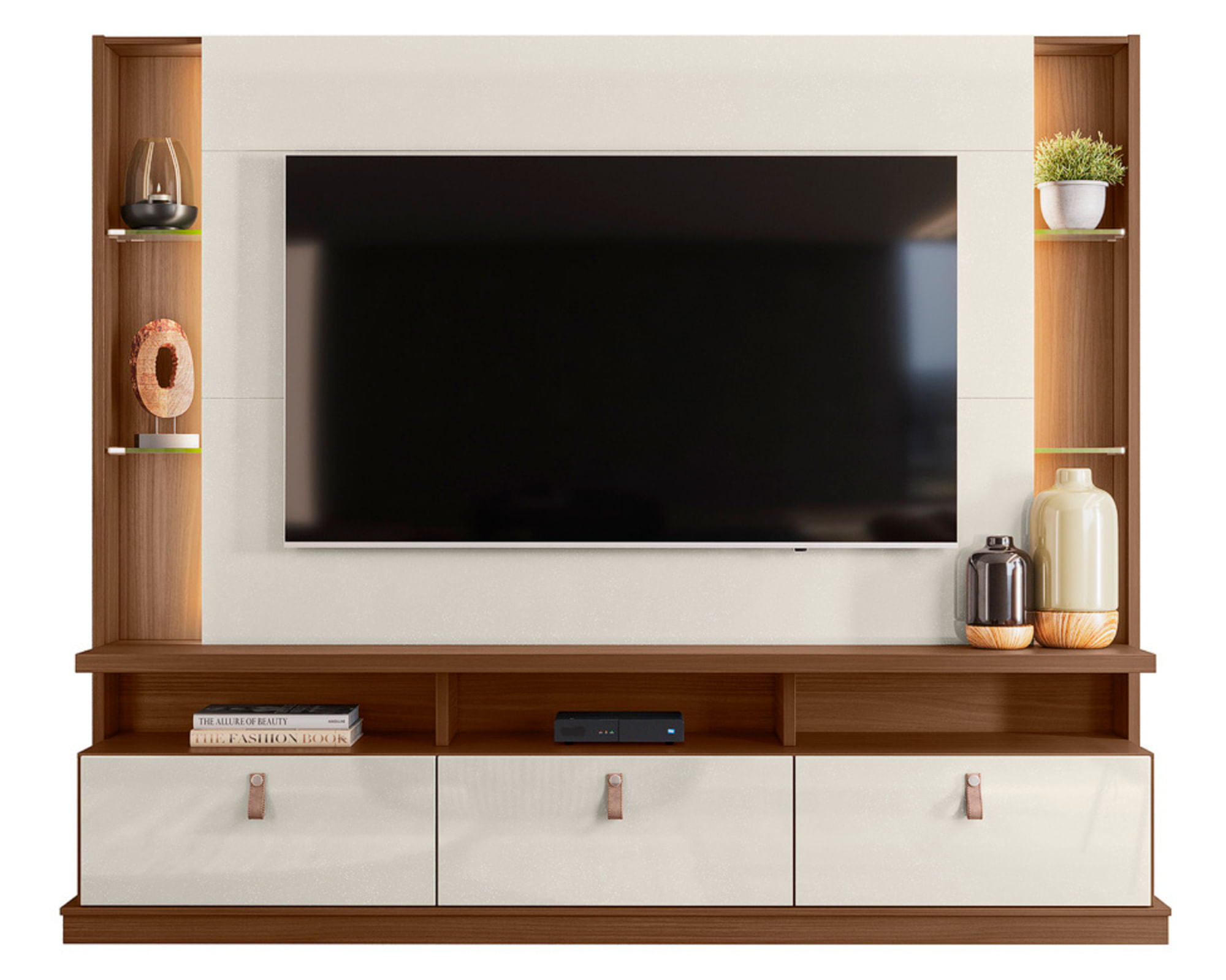 Onessta Centro de entretenimiento 70" Bilbao cedro/off white