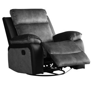 Bergere reclinable Brunei negro