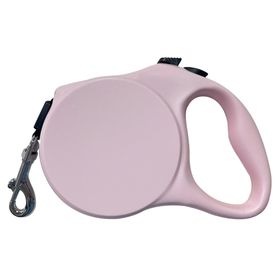 Correa retráctil mascota 5 m rosa