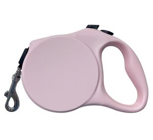 Correa retráctil mascota 5 m rosa