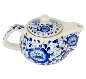 Tetera cerámica 250 ml azul