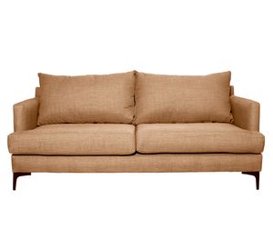 Sofá 2 cuerpos Aldara chenille beige