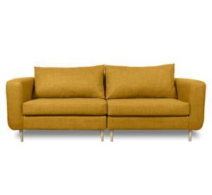 Sofá 3 cuerpos Bollen chenille ambarino