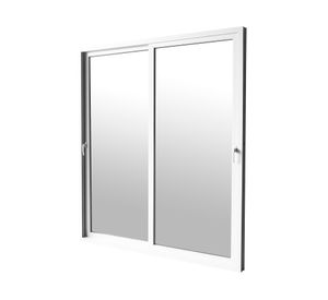 Ventanal PVC 195x205 cm Monolítico blanco 2 hojas correderas