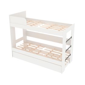 Camarote triple con nido 1 plaza CM blanco