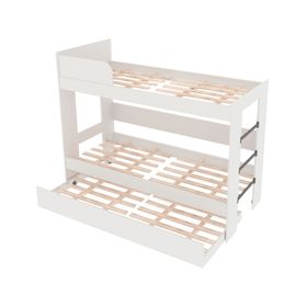 Camarote triple con nido 1 plaza CM blanco