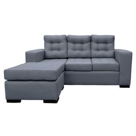 Seccional 3 cuerpos Antu chenille gris