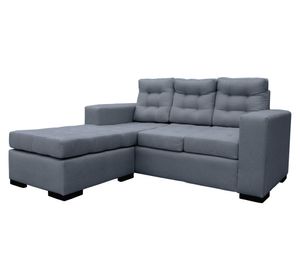 Seccional 3 cuerpos Antu chenille gris