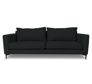 Sofá 3 cuerpos Alanna chenille grafito