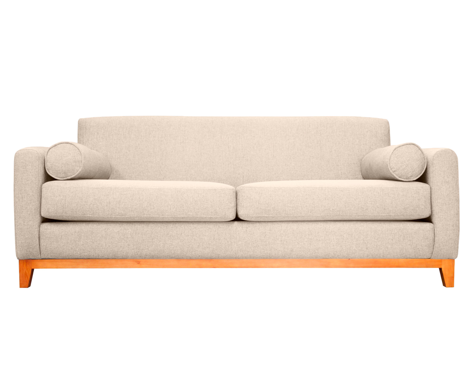 Sofás Home Sofá 3 cuerpos Meli chenille beige
