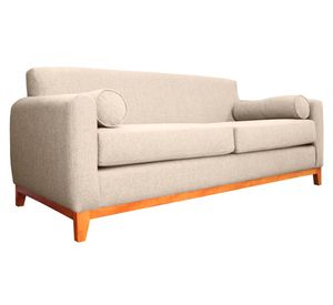 Sofá 3 cuerpos Meli chenille beige