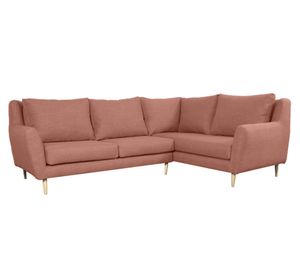 Seccional 3 cuerpos Lenora chenille palo rosa