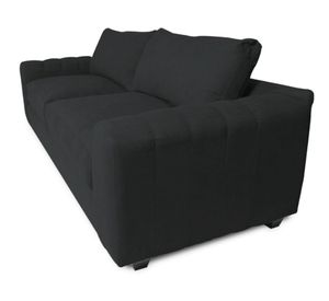 Sofá 2 cuerpos Briana chenille grafito