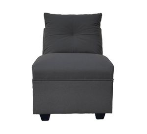 Butaca 1 cuerpo Mateo chenille PP grafito