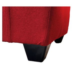 Juego de living 4 cuerpos Mateo chenille PP rojo