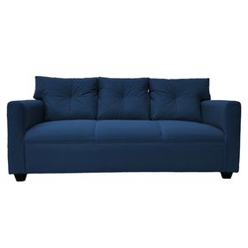 Sofá 3 cuerpos Mateo chenille PP azul
