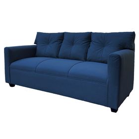 Sofá 3 cuerpos Mateo chenille PP azul