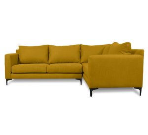 Seccional 3 cuerpos Alanna chenille ambarino