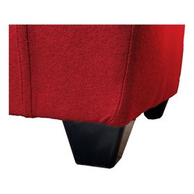 Juego de living 5 cuerpos Mateo chenille PP rojo