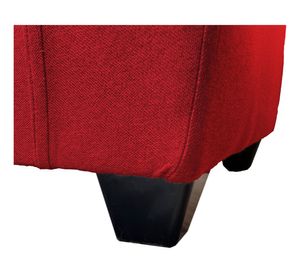 Juego de living 5 cuerpos Mateo chenille PP rojo
