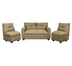 Juego de living 4 cuerpos Mateo chenille PP beige