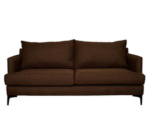 Sofá 2 cuerpos Aldara chenille cafe