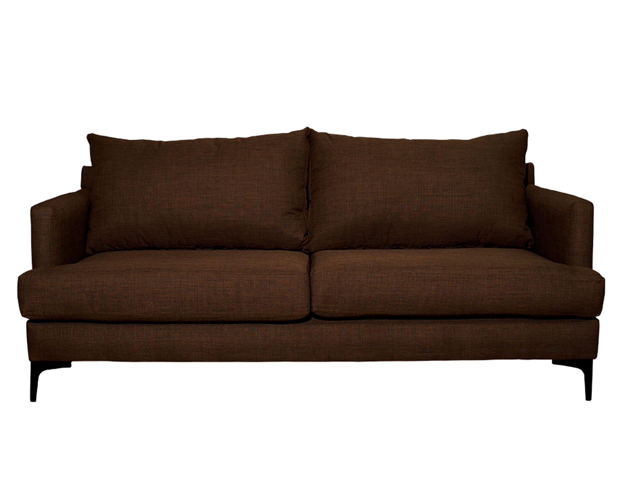 Sofás Home Sofá 2 cuerpos Aldara chenille cafe