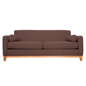 Sofá 2 cuerpos Meli chenille cafe