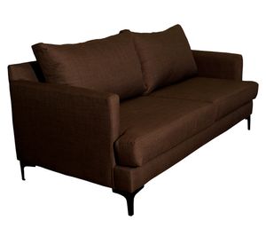 Sofá 2 cuerpos Aldara chenille cafe