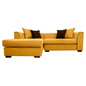 Seccional 3 cuerpos Valencia chenille ambarino