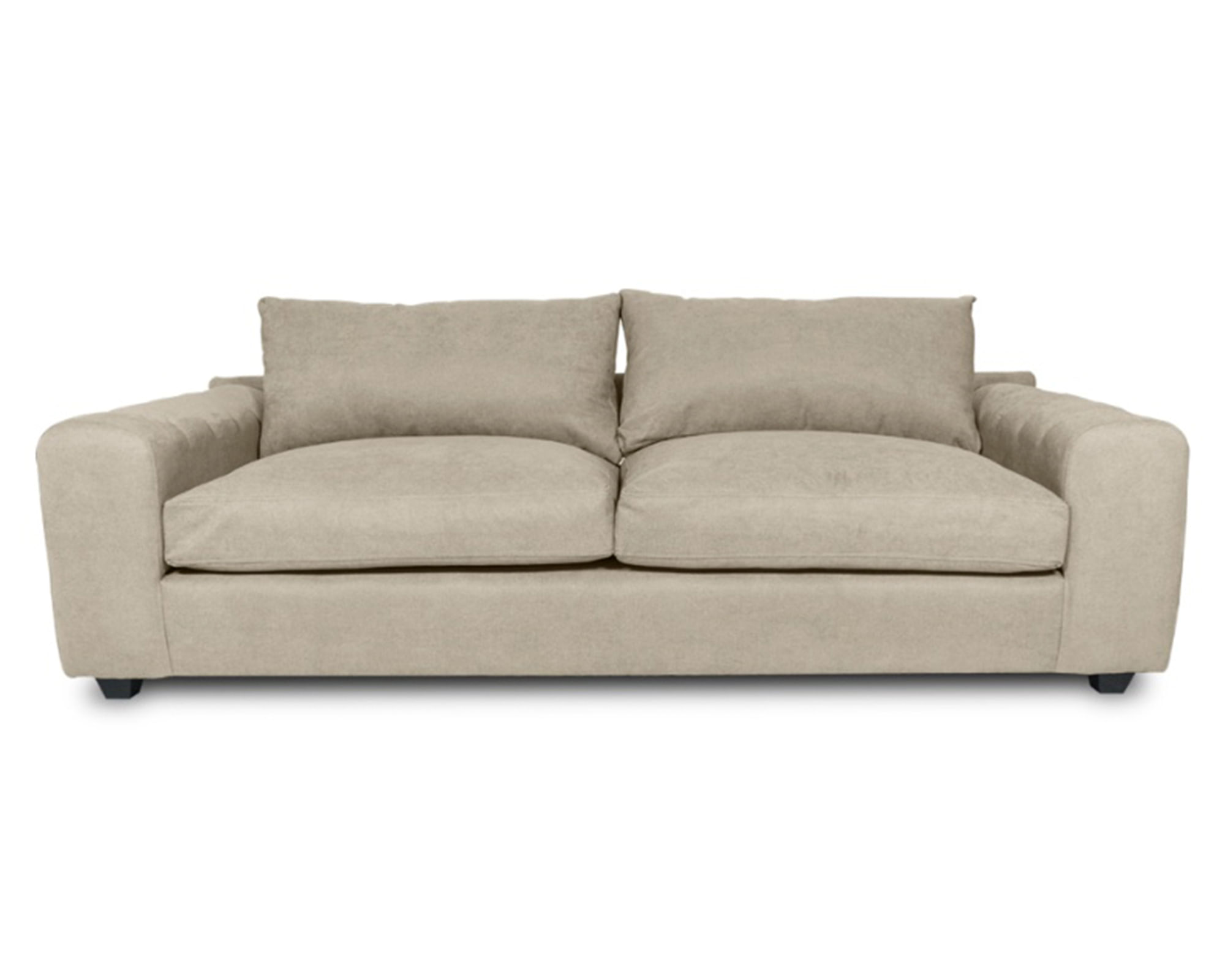 Sofás Home Sofá 3 cuerpos Briana chenille beige