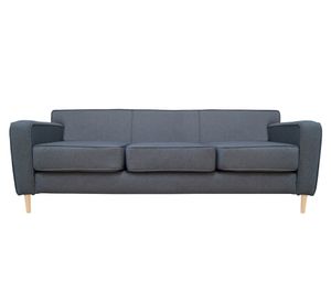 Sofá 3 cuerpos Lilen chenille gris