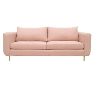 Sofá 2 cuerpos Bollen chenille palo rosa