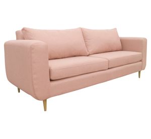 Sofá 2 cuerpos Bollen chenille palo rosa