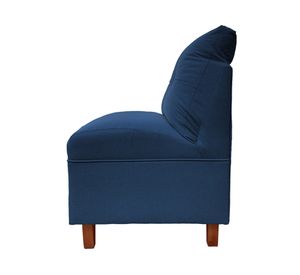 Set 2 butacas 1 cuerpo Mateo chenille PM azul