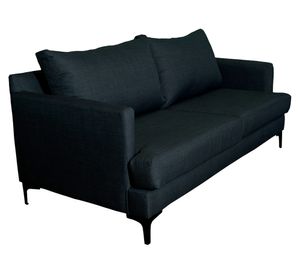 Sofá 2 cuerpos Aldara chenille grafito