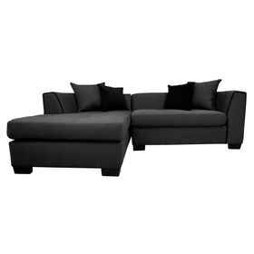 Seccional 3 cuerpos Valencia chenille grafito