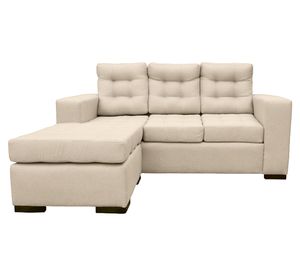 Seccional 3 cuerpos Antu chenille beige