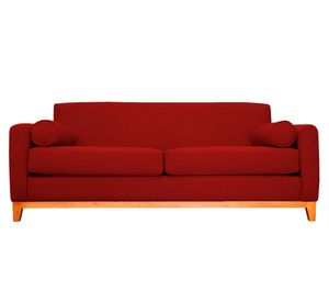 Sofá 2 cuerpos Meli chenille rojo
