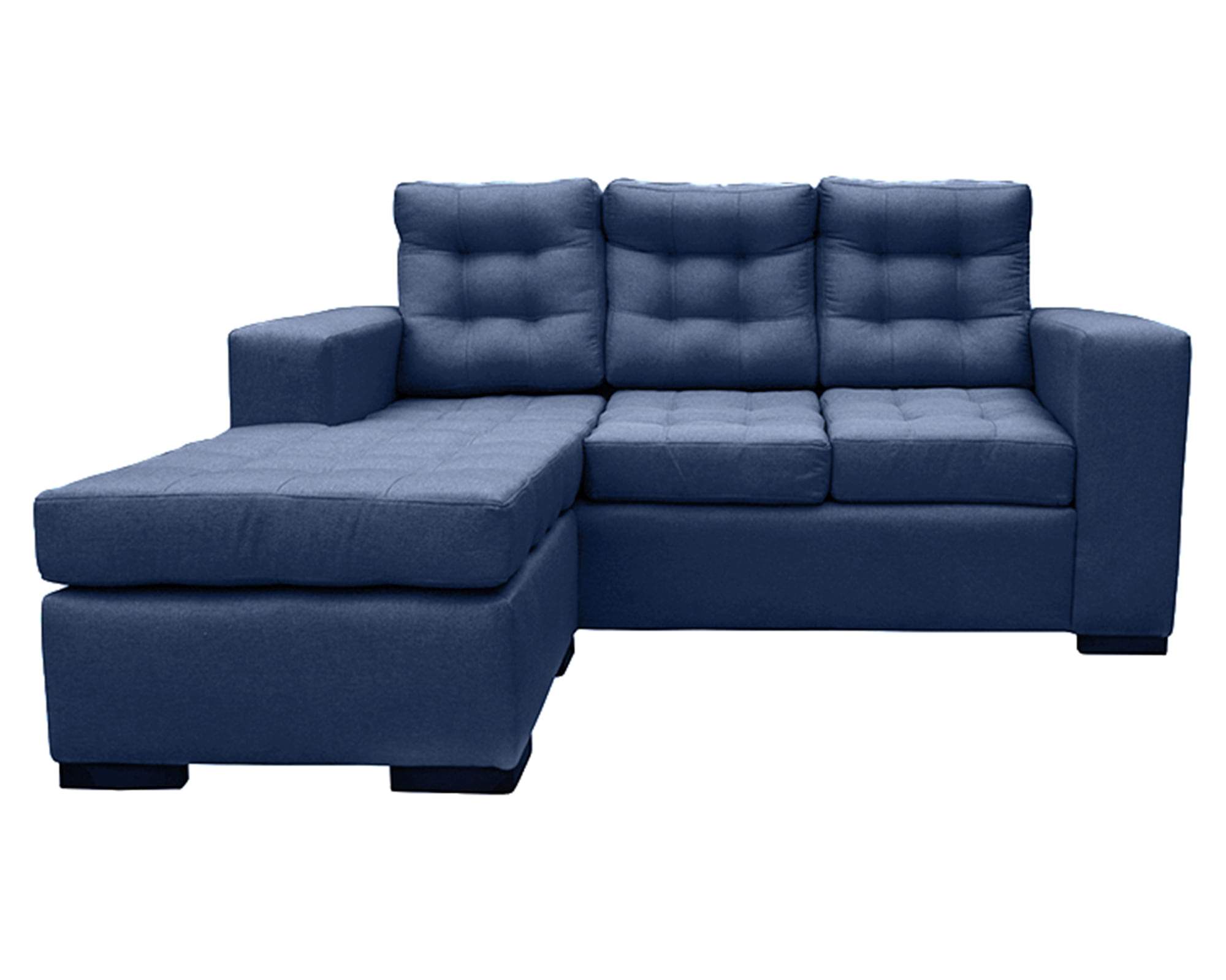 Sofás Home Seccional 3 cuerpos Antu chenille azul