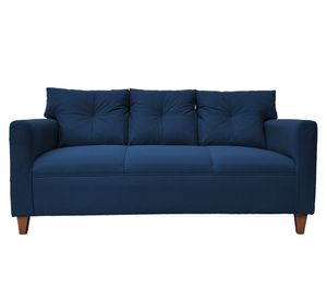 Sofá 3 cuerpos Mateo chenille azul