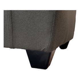 Juego de living 5 cuerpos Mateo chenille PP grafito