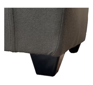 Juego de living 5 cuerpos Mateo chenille PP grafito