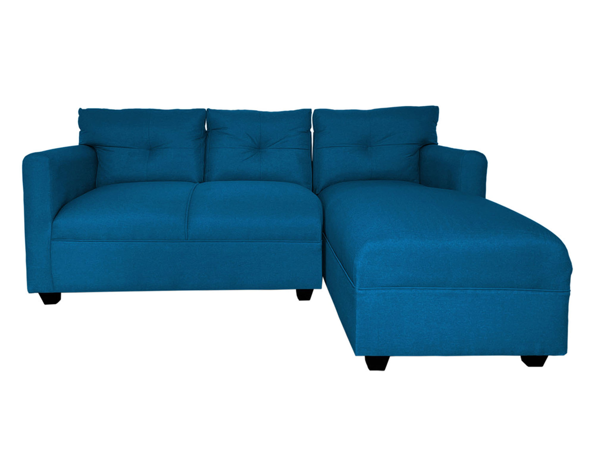 Sofás Home Seccional 3 cuerpos Mateo chenille azul