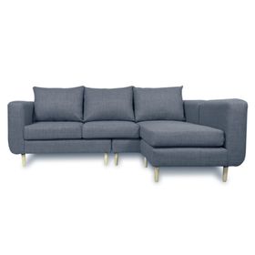 Seccional 3 cuerpos Bollen chenille gris