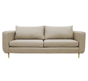 Sofá 2 cuerpos Bollen chenille beige