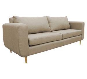 Sofá 2 cuerpos Bollen chenille beige